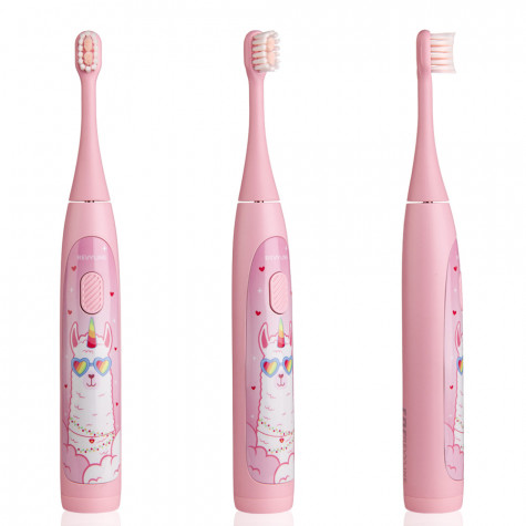 Электрическая звуковая зубная щётка Revyline RL 035 Kids, Pink
