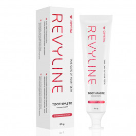 Зубная паста Revyline Crystal Клубника и Персик, без фтора, 80 г