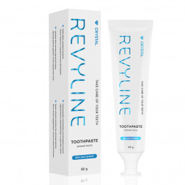 Зубная паста Revyline Crystal Морская соль и мята без фтора, 80 г